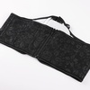 image:imageScarlet Darkness Corset Belt for Women Renaissance Lace up Floral CorsetsBlack White Floral