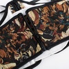 image:imageScarlet Darkness Corset Belt for Women Renaissance Lace up Floral CorsetsBrown Floral