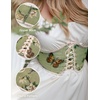 image:imageScarlet Darkness Corset Belt for Women Renaissance Lace up Floral CorsetsGreen Butterfly