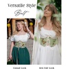 image:imageScarlet Darkness Corset Belt for Women Renaissance Lace up Floral CorsetsGreen Butterfly