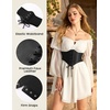 image:imageScarlet Darkness Corset Belt for Women Renaissance Pirate CorsetBlack