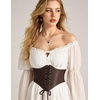 image:imageScarlet Darkness Corset Belt for Women Renaissance Pirate CorsetDark Chocolate