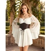 image:imageScarlet Darkness Corset Belt for Women Renaissance Pirate CorsetDark Chocolate