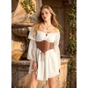 image:imageScarlet Darkness Corset Belt for Women Renaissance Pirate CorsetPotters Clay