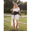 image:imageScarlet Darkness Corset Belt for Women Satin Waist Training Cincher CorsetBlack Jacquard