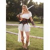 image:imageScarlet Darkness Corset Belt for Women Satin Waist Training Cincher CorsetBrown Jacquard