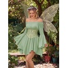 image:imageScarlet Darkness Corset Belt for Women Satin Waist Training Cincher CorsetGreen Jacquard