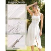 image:imageScarlet Darkness Corset Belt for Women Satin Waist Training Cincher CorsetWhite