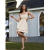 image:imageScarlet Darkness Corset Mini Dress for Women Teens Grad Homecoming SundressBeige