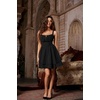 image:imageScarlet Darkness Corset Mini Dress for Women Teens Grad Homecoming SundressBlack