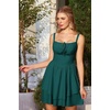image:imageScarlet Darkness Corset Mini Dress for Women Teens Grad Homecoming SundressBlue Green