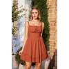 image:imageScarlet Darkness Corset Mini Dress for Women Teens Grad Homecoming SundressCoral