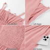 image:imageScarlet Darkness Corset Mini Dress for Women Teens Grad Homecoming SundressCoral Pink