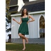 image:imageScarlet Darkness Corset Mini Dress for Women Teens Grad Homecoming SundressDark Green