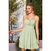image:imageScarlet Darkness Corset Mini Dress for Women Teens Grad Homecoming SundressGrass Green
