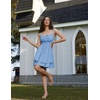 image:imageScarlet Darkness Corset Mini Dress for Women Teens Grad Homecoming SundressLight Blue