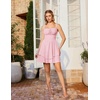 image:imageScarlet Darkness Corset Mini Dress for Women Teens Grad Homecoming SundressLight Pink