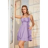 image:imageScarlet Darkness Corset Mini Dress for Women Teens Grad Homecoming SundressLight Purple
