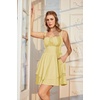 image:imageScarlet Darkness Corset Mini Dress for Women Teens Grad Homecoming SundressLight Yellow