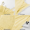image:imageScarlet Darkness Corset Mini Dress for Women Teens Grad Homecoming SundressLight Yellow
