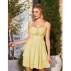 image:imageScarlet Darkness Corset Mini Dress for Women Teens Grad Homecoming SundressLight Yellow