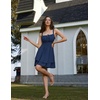 image:imageScarlet Darkness Corset Mini Dress for Women Teens Grad Homecoming SundressNavy