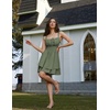 image:imageScarlet Darkness Corset Mini Dress for Women Teens Grad Homecoming SundressOlive Green