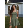 image:imageScarlet Darkness Corset Mini Dress for Women Teens Grad Homecoming SundressOlive Green