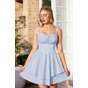 image:imageScarlet Darkness Corset Mini Dress for Women Teens Grad Homecoming SundressPale Blue