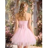 image:imageScarlet Darkness Corset Tops for Women Going Out Bustier TopsBlush Pink