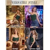 image:imageScarlet Darkness Corset Tops for Women Going Out Bustier TopsDark Green