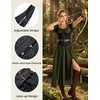 image:imageScarlet Darkness Corset Tops for Women Renaissance BodiceBlack Floral