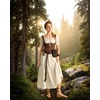 image:imageScarlet Darkness Corset Tops for Women Renaissance BodiceDark Brown Floral