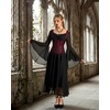 image:imageScarlet Darkness Corset Tops for Women Renaissance BodiceDark Wine Floral