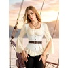image:imageScarlet Darkness Corset Tops for Women Renaissance BodiceWhite Floral