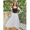 image:imageScarlet Darkness Corset Tops for Women Renaissance Lace Up Floral BustierBlack Jacquard