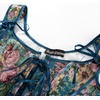 image:imageScarlet Darkness Corset Tops for Women Renaissance Lace Up Floral BustierBlue Blossom