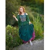 image:imageScarlet Darkness Corset Tops for Women Renaissance Lace Up Floral BustierBlue Blossom