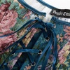 image:imageScarlet Darkness Corset Tops for Women Renaissance Lace Up Floral BustierBlue Blossom