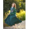 image:imageScarlet Darkness Corset Tops for Women Renaissance Lace Up Floral BustierBlue Blossom