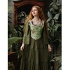image:imageScarlet Darkness Corset Tops for Women Renaissance Lace Up Floral BustierGreen Butterfly