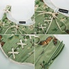 image:imageScarlet Darkness Corset Tops for Women Renaissance Lace Up Floral BustierGreen Butterfly