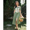 image:imageScarlet Darkness Corset Tops for Women Renaissance Lace Up Floral BustierGreen Line Flower