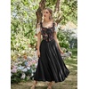 image:imageScarlet Darkness Corset Tops for Women Renaissance Lace Up Floral BustierMidnight Floral
