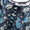 image:imageScarlet Darkness Corset Tops for Women Renaissance Lace Up Floral BustierNavy Blue Floral