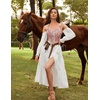 image:imageScarlet Darkness Corset Tops for Women Renaissance Lace Up Floral BustierPink Daisy