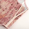 image:imageScarlet Darkness Corset Tops for Women Renaissance Lace Up Floral BustierPink Daisy