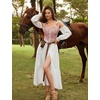 image:imageScarlet Darkness Corset Tops for Women Renaissance Lace Up Floral BustierPink Daisy