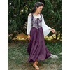 image:imageScarlet Darkness Corset Tops for Women Renaissance Lace Up Floral BustierPurple Daisy