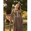 image:imageScarlet Darkness Corset Tops for Women Renaissance Lace Up Floral BustierRed Floral